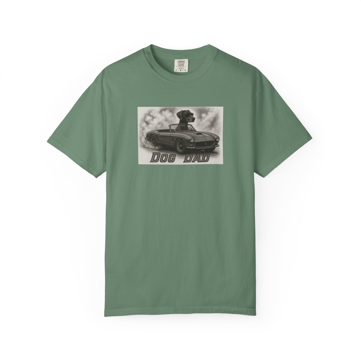 Dog Dad - German Shorthaired Pointer - Cool Dogs in Cool Cars T-Shirt Collection