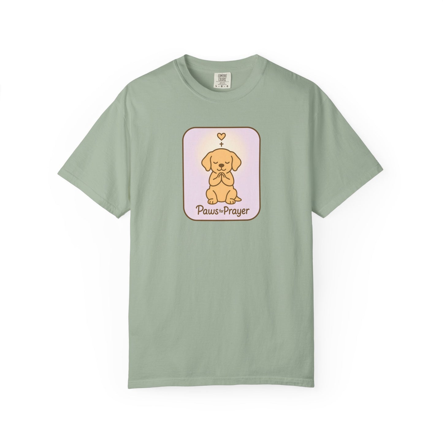 Prayerful Paws T-Shirt, Dog Lover Gift