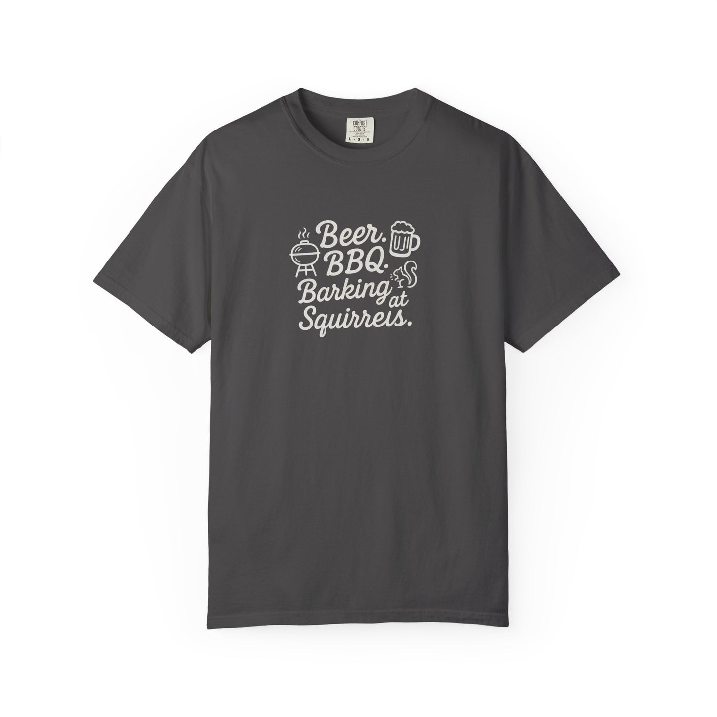 Beer BBQ and Barking Dog Dad T-Shirt
