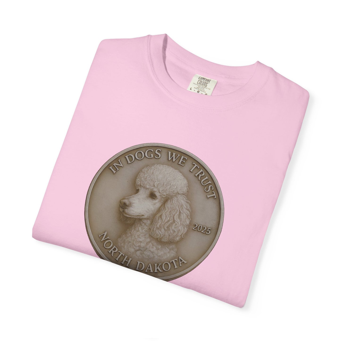 North Dakota State Coin T-Shirt Collection - Proud Dog Breed Illustrations
