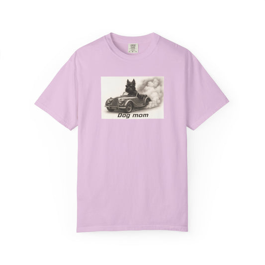 Dog Mom - Scottish Terrier - “Cool Dogs in Cool Cars” T-Shirt Collection