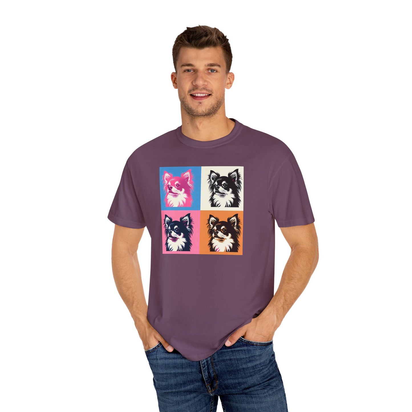 Colorful Chihuahua Unisex T-Shirt - Fun & Playful Pet Lover Gift