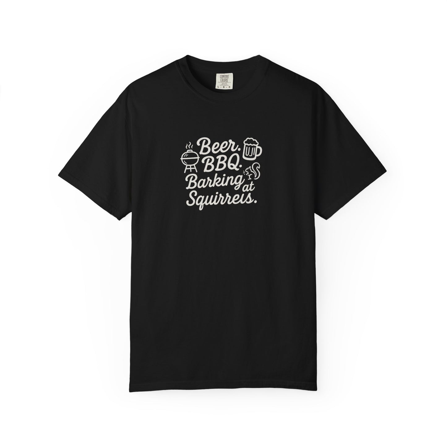Beer BBQ and Barking Dog Dad T-Shirt