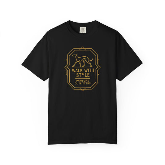 Stylish Dog Lovers T-Shirt, Casual Pet Owner Tee, Walk With Style Graphic Shirt, Gift for Dog Lovers, Comfortable Everyday Wear