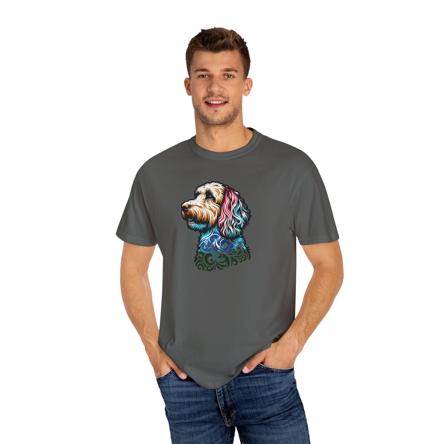 Labradoodle Love Tee – Color Splash Edition