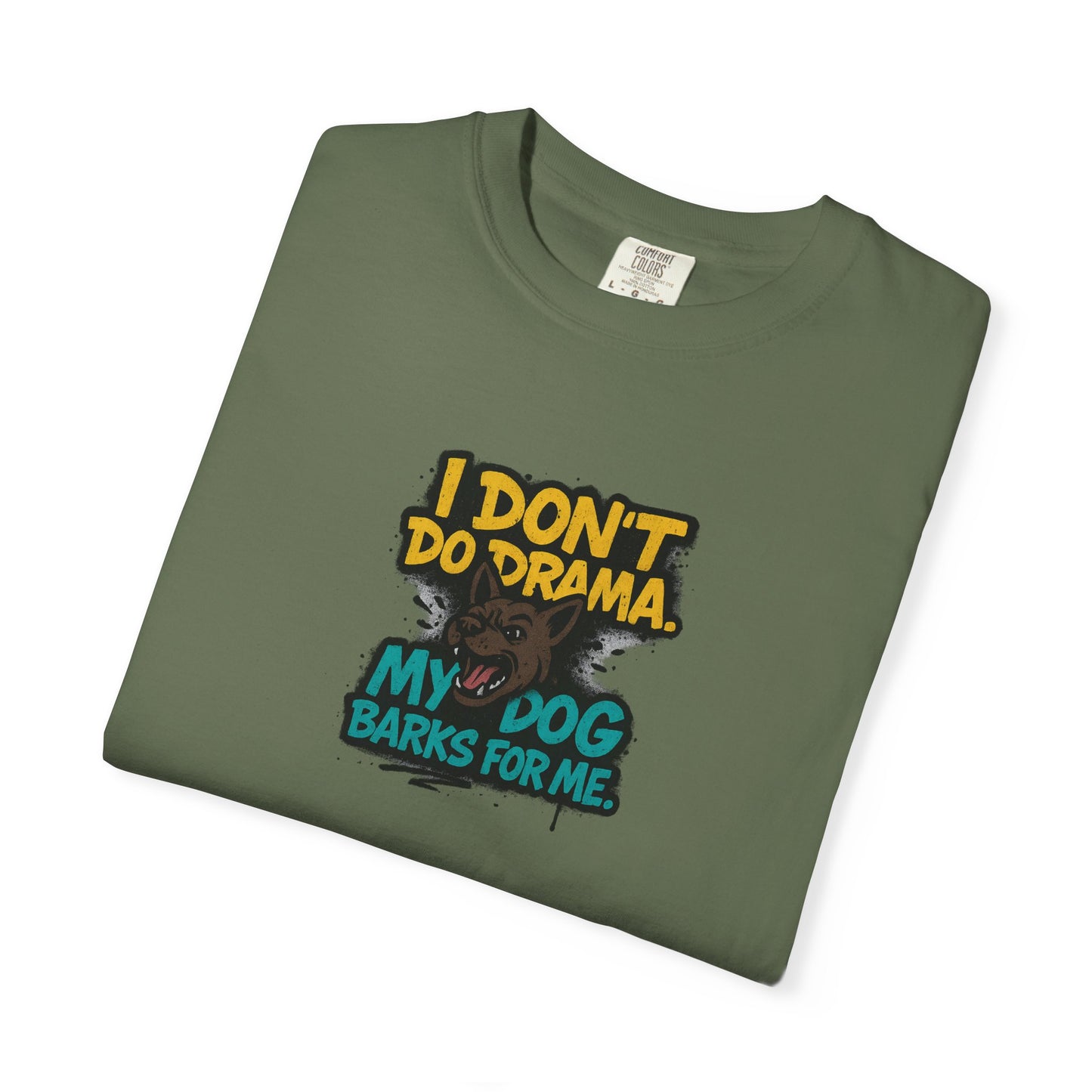 I Don't Do Drama Dog Dad T-Shirt