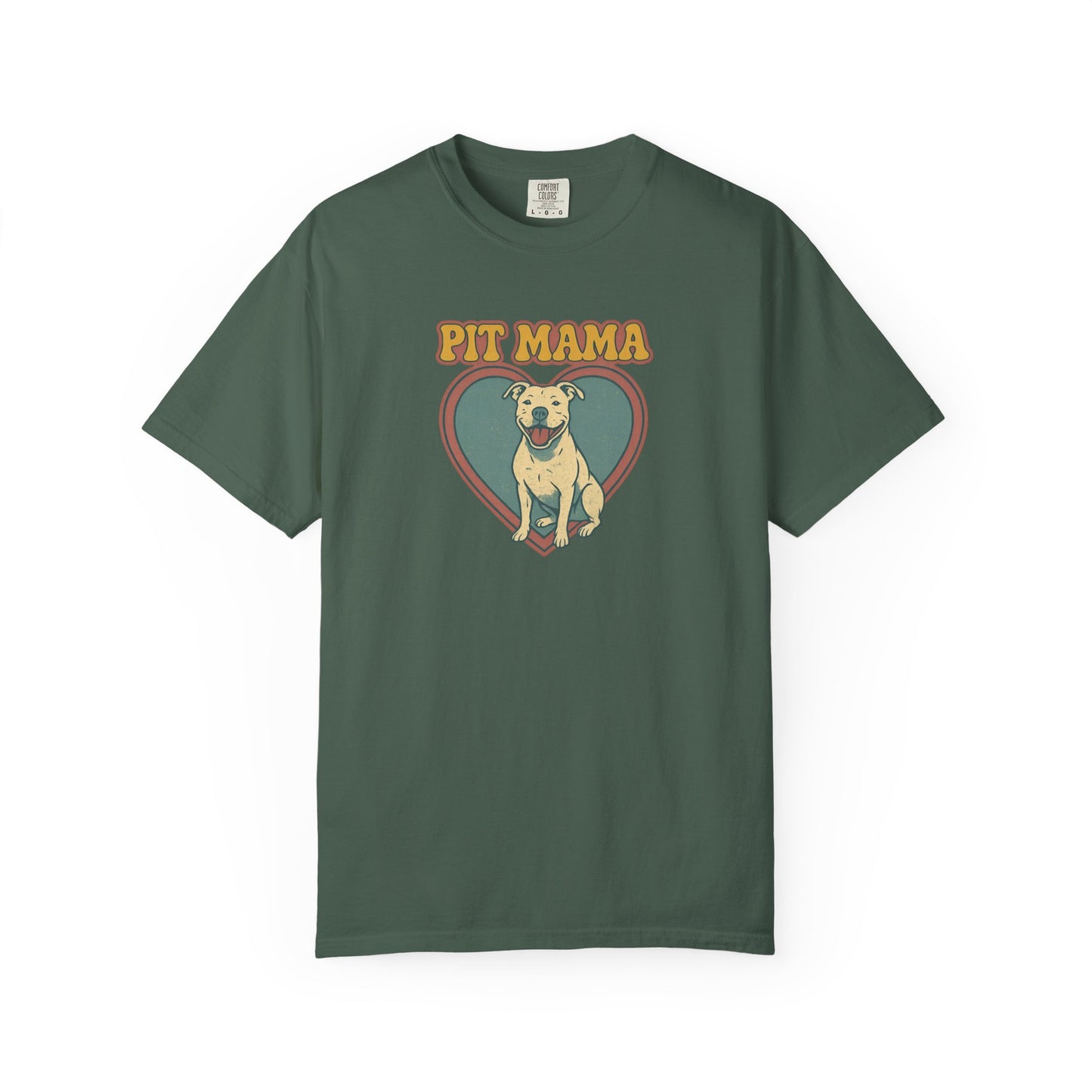 Pit Mama Unisex T-Shirt - Perfect Gift for Dog Lovers, Pet Owners, Animal Rescue Advocates, Dog Mom Apparel