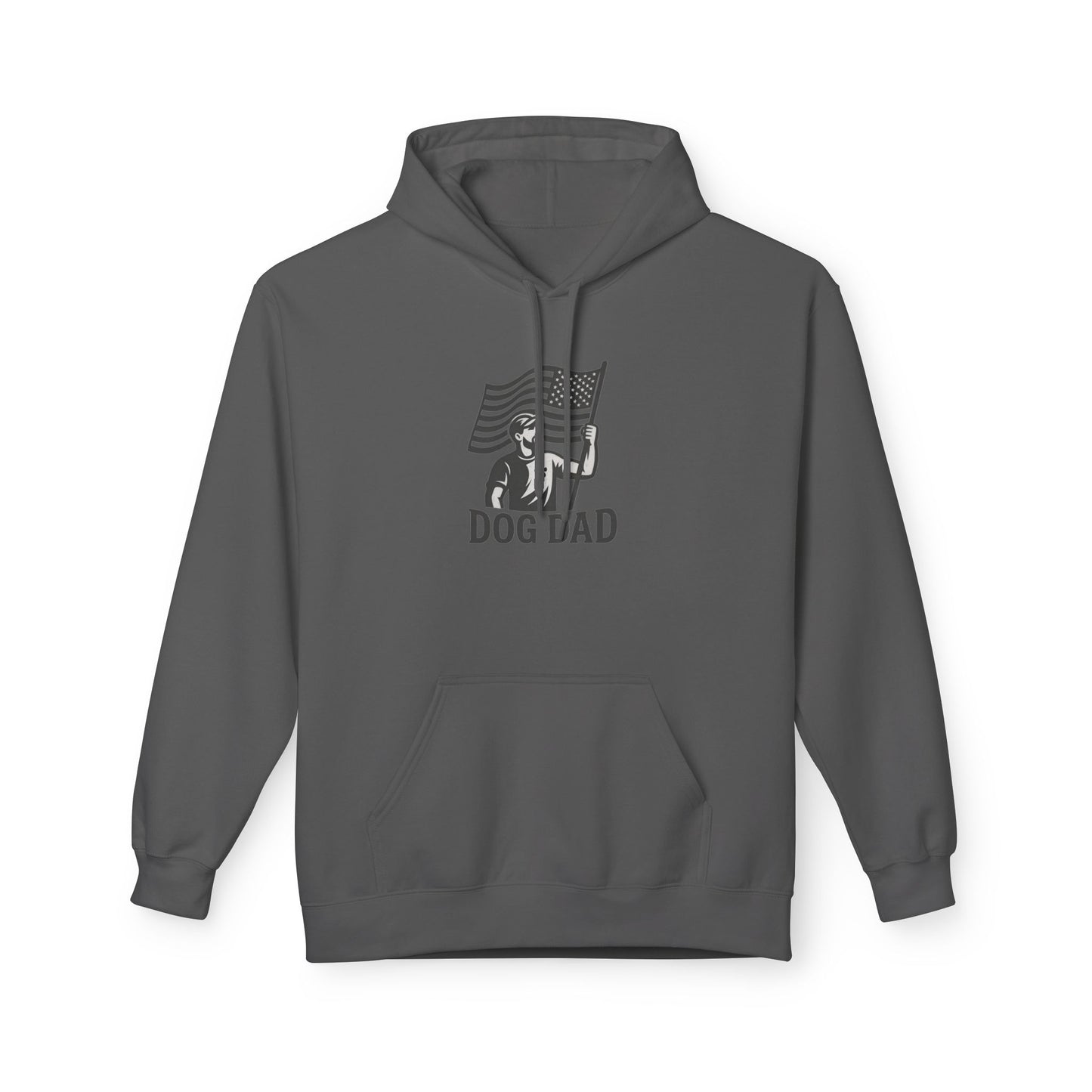 Dog Dad Fleece Hoodie, Unisex Softstyle Hooded Sweatshirt, Perfect Gift for Dog Lovers, Comfortable and Stylish