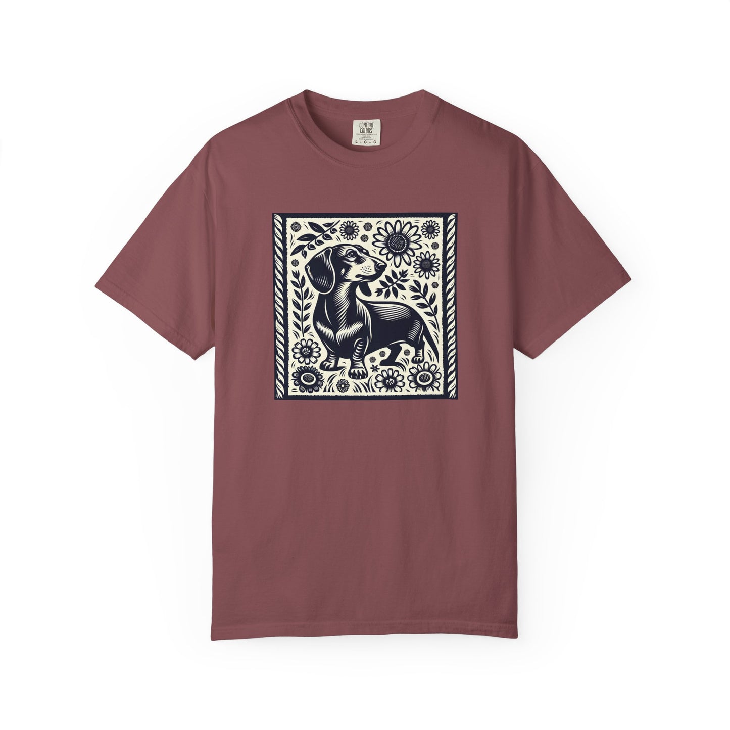 Dachshund Floral Unisex T-Shirt - Perfect for Dog Lovers