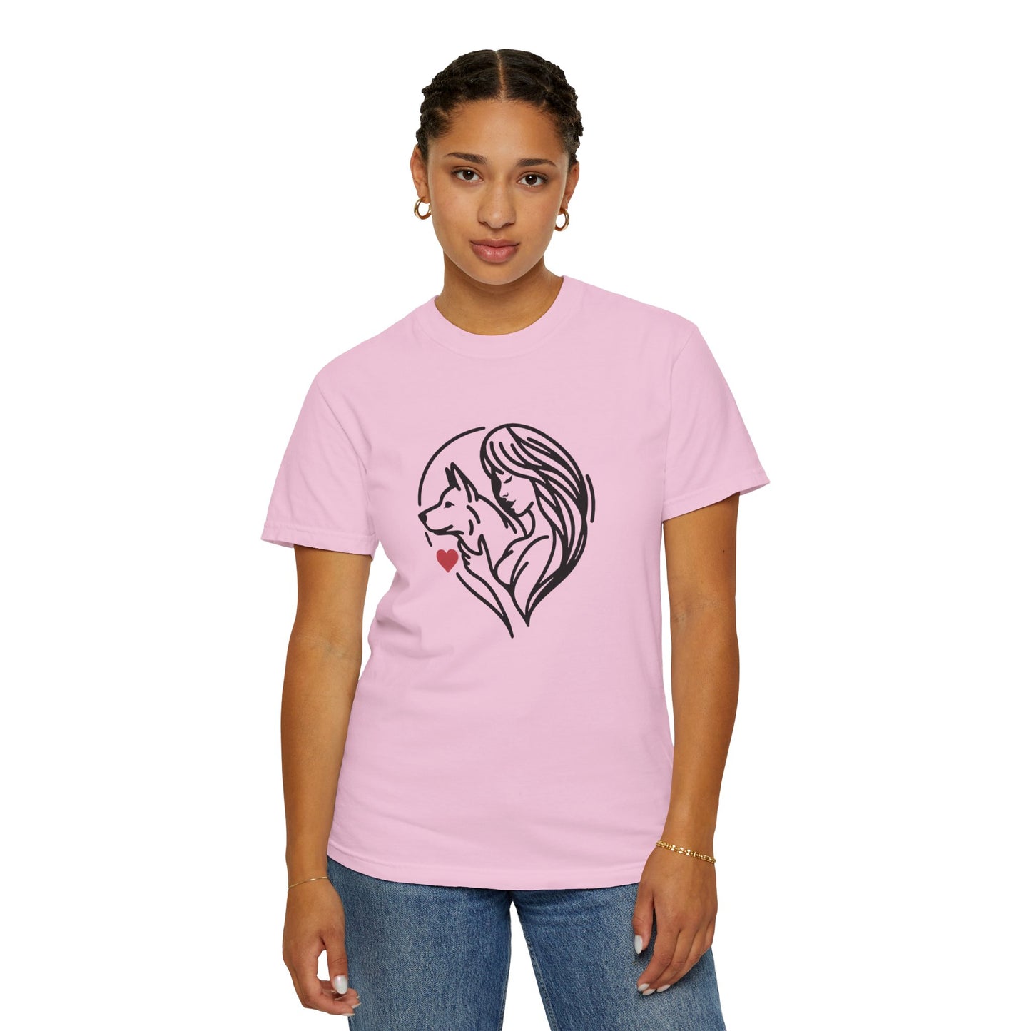 Stylish Pet Lover T-Shirt, Dog Mom Gift, Family Matching Tees, Animal Lover Apparel, Casual Everyday Wear