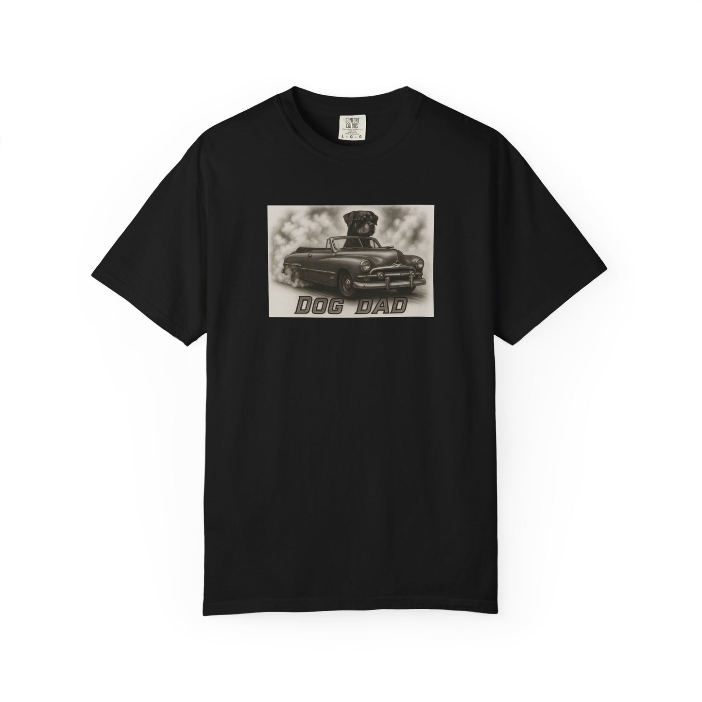 Dog Dad - Rottweiler - Cool Dogs in Cool Cars T-Shirt Collection