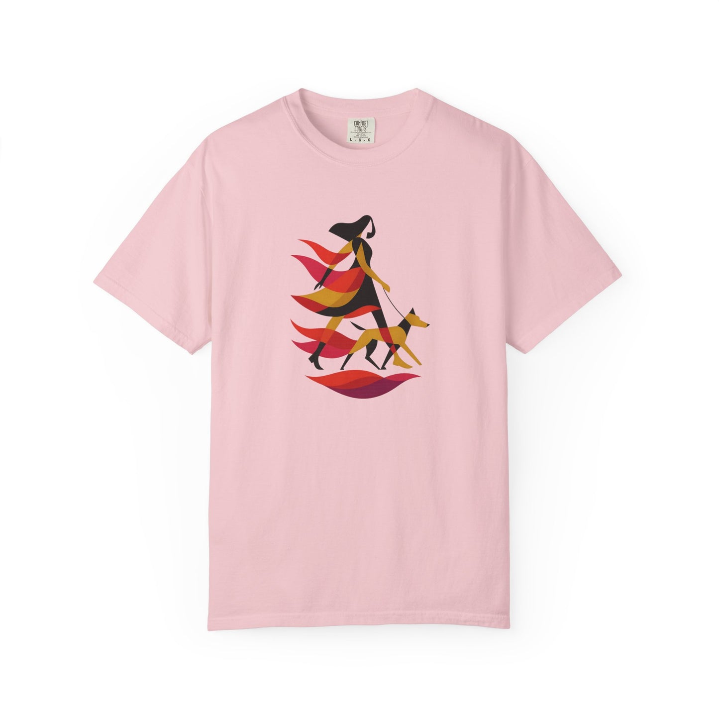 Nature-Inspired Dog Mom Walking Tee