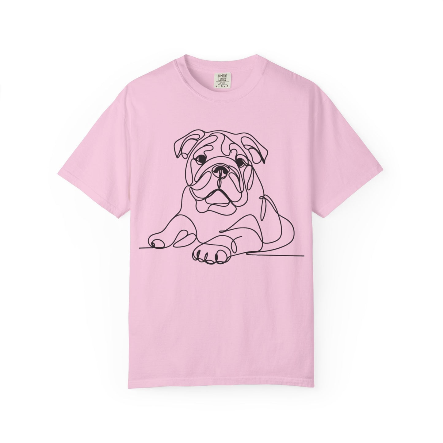 Bulldog Line Art Unisex T-Shirt - Perfect for Dog Lovers & Casual Days