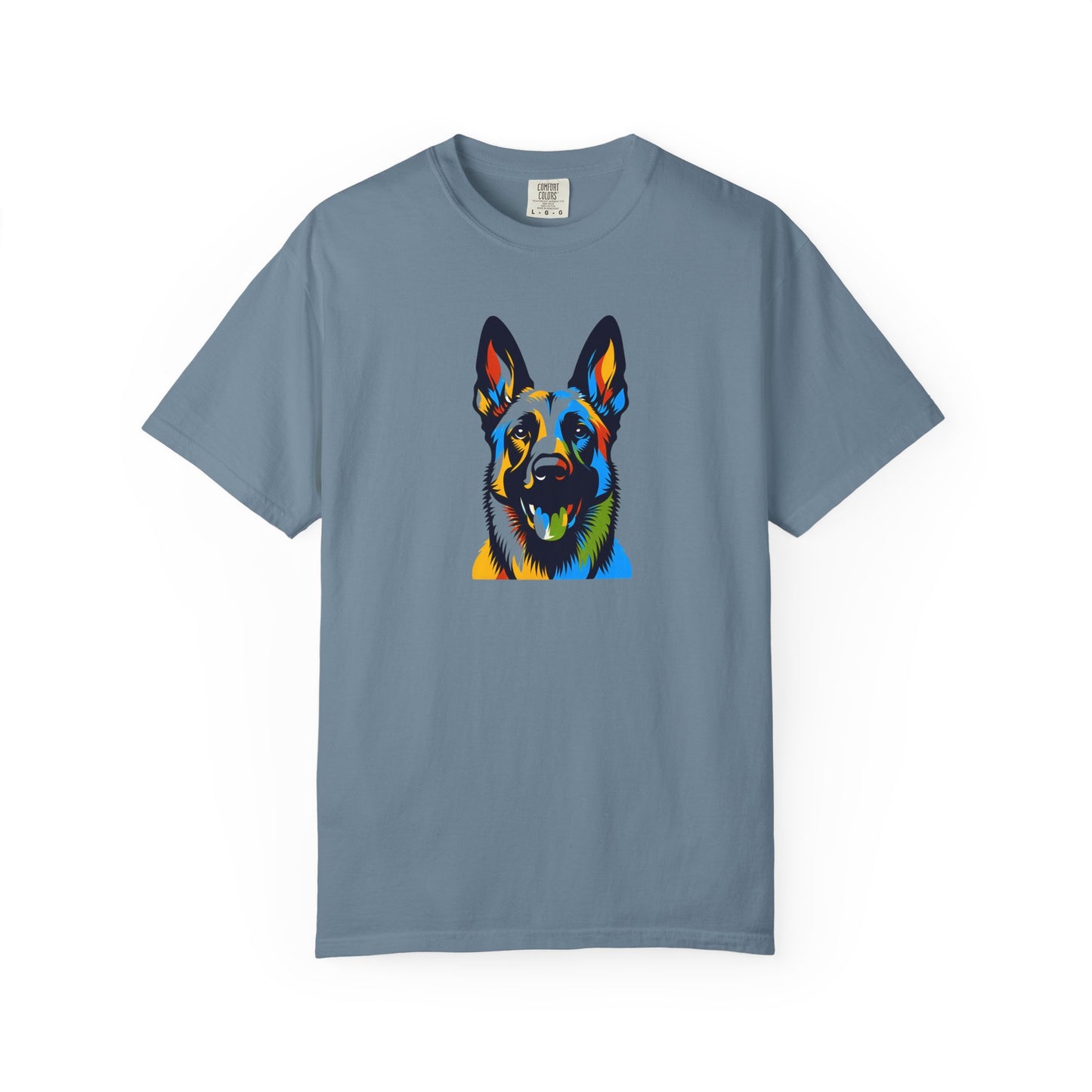 Colorful Belgium Malinois Art Unisex T-Shirt - Perfect for Pet Lovers