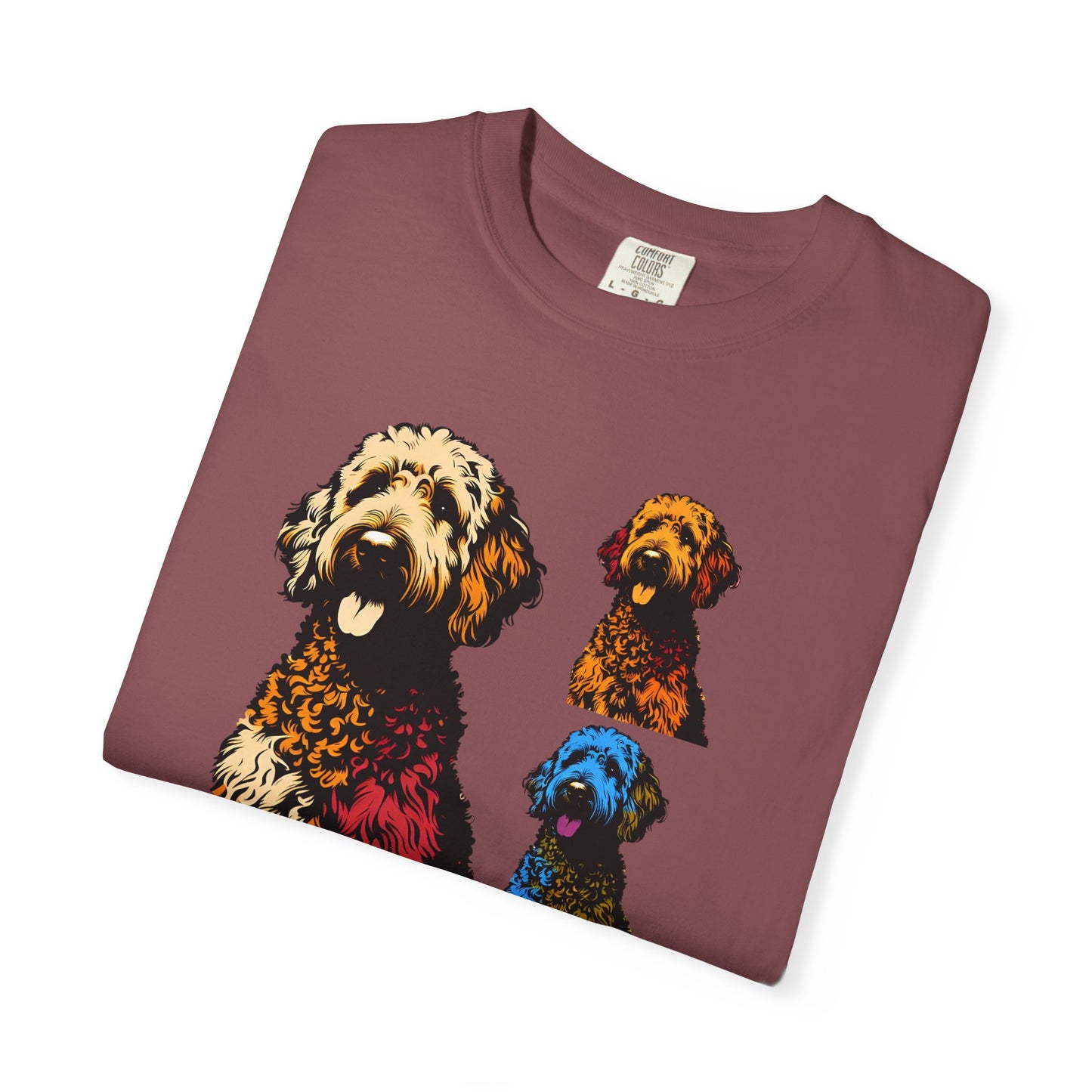 Labradoodle Love Tee – Color Splash Edition