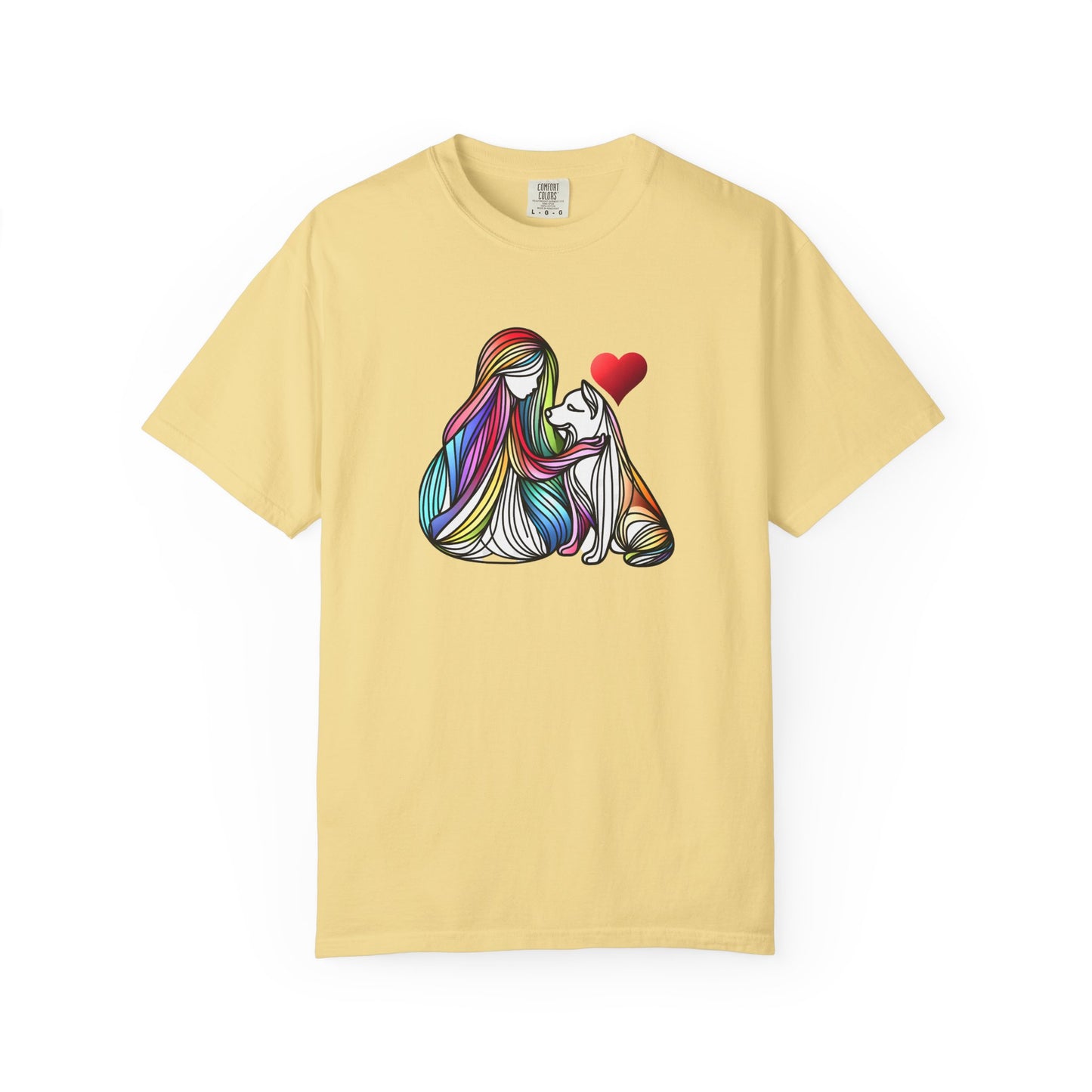 Colorful Dog Love T-Shirt