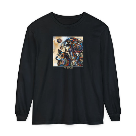 Kindred Long Sleeve T-Shirt - Colorful Abstract Design