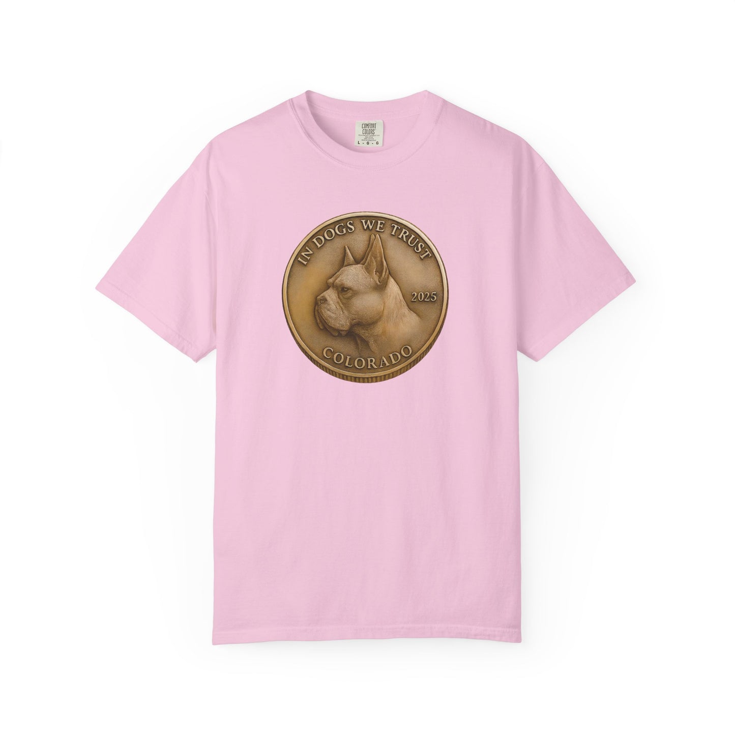 Colorado State Coin T-Shirt Collection - Proud Dog Breed Illustrations