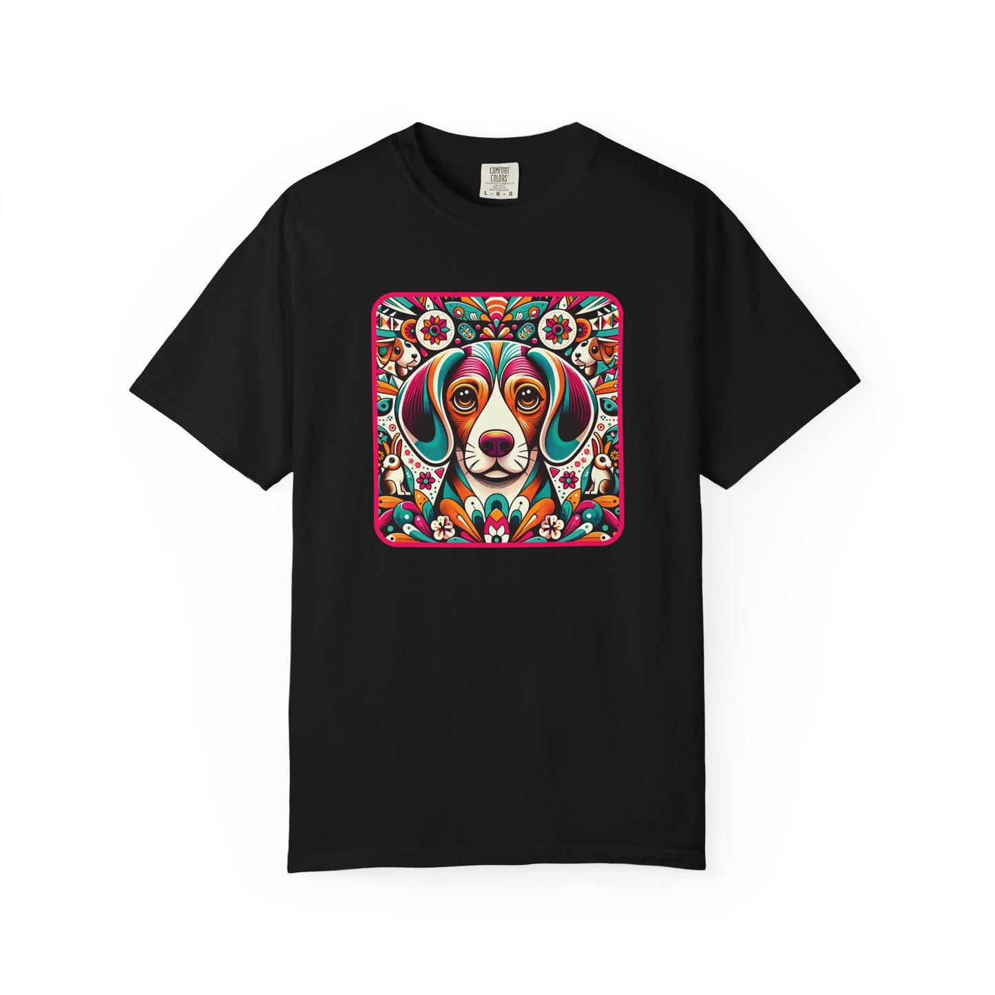 Colorful Dog Art Unisex T-Shirt - Perfect for Animal Lovers