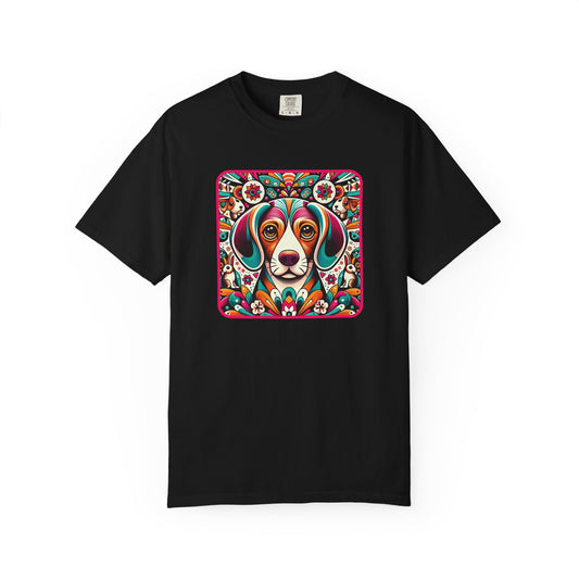 Colorful Dog Art Unisex T-Shirt - Perfect for Animal Lovers