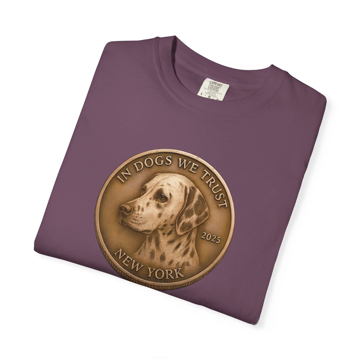 New York State Coin T-Shirt Collection - Proud Dog Breed Illustrations