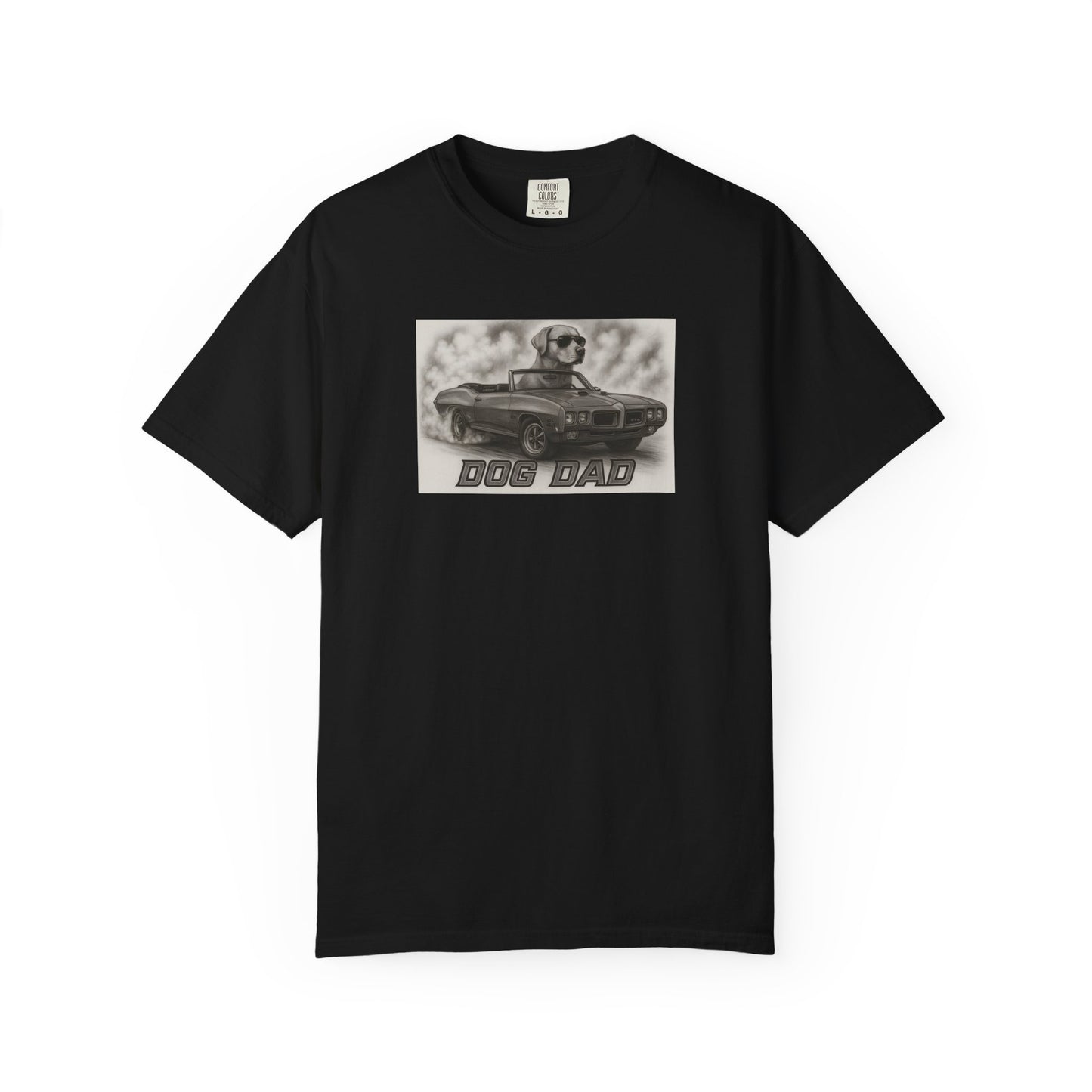 Dog Dad - Labrador Retriever - Cool Dogs in Cool Cars T-Shirt Collection