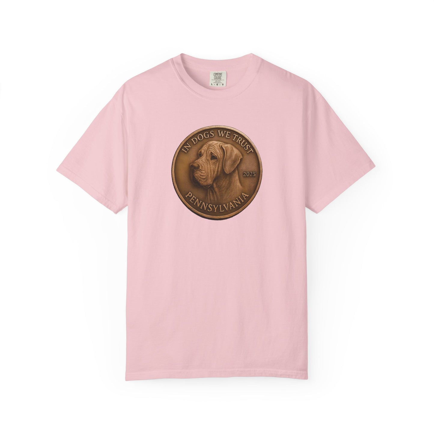 Pennsylvania State Coin T-Shirt Collection - Proud Dog Breed Illustrations