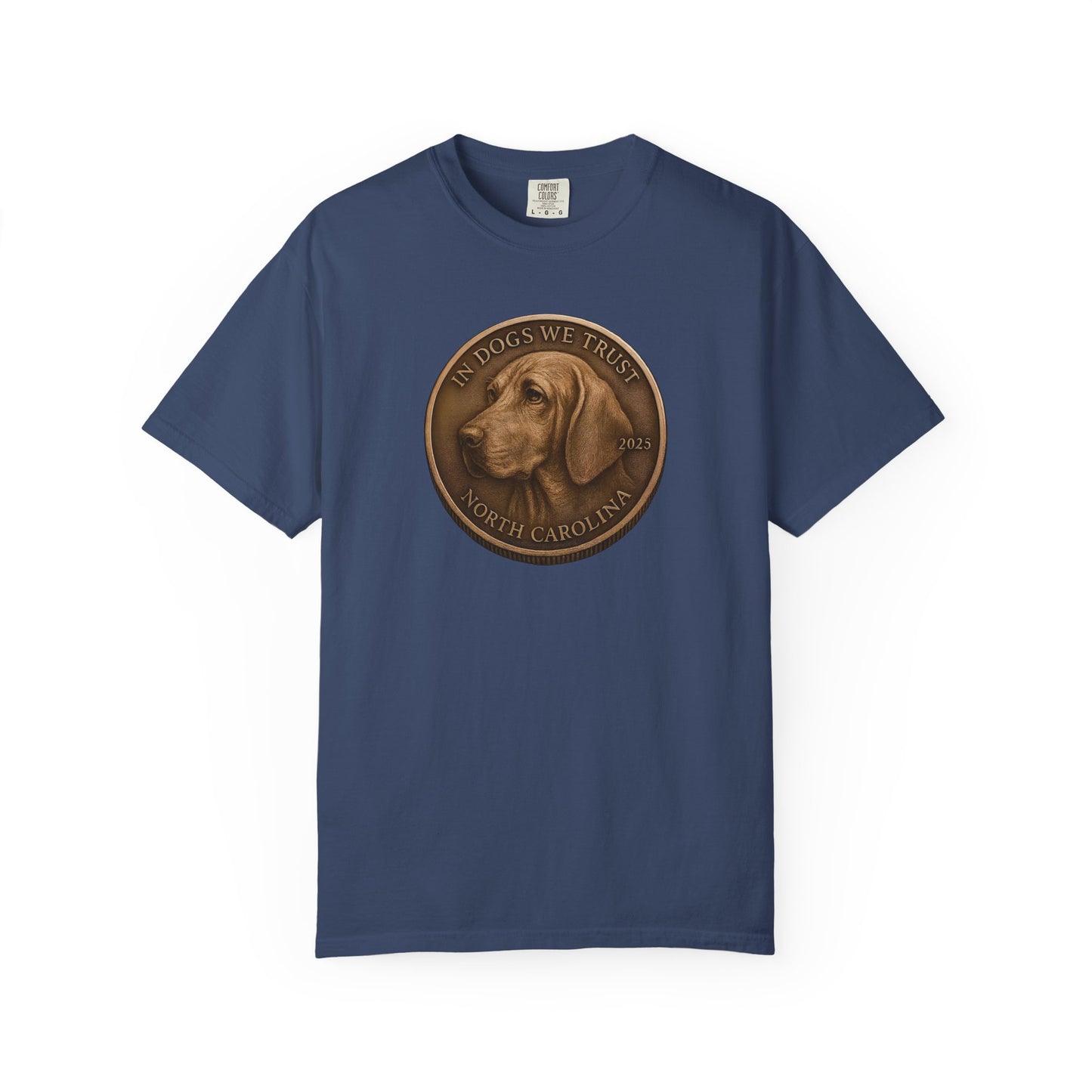 North Carolina State Coin T-Shirt Collection - Proud Dog Breed Illustrations