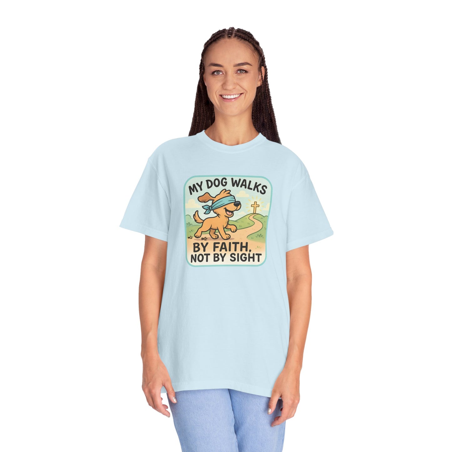 Faith-Inspired Dog Lover T-Shirt, Pet Owner Gifts, Cute Dog Apparel, Faith and Pets Merchandise, Casual Summer Wear