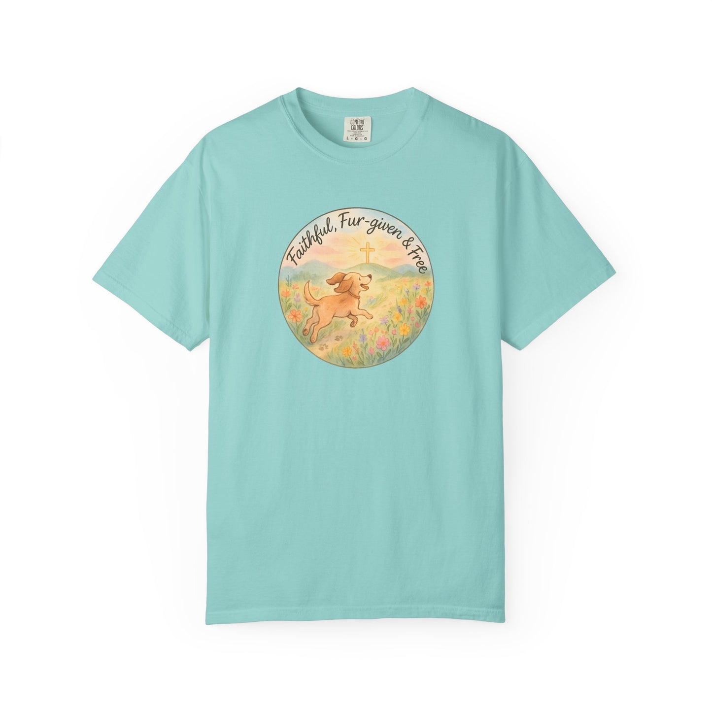 Faithful Dog Lover T-Shirt, Garment-Dyed Tee, Perfect Gift for Dog Owners, Pet Lovers, Animal Rescue Advocates, Casual Wear