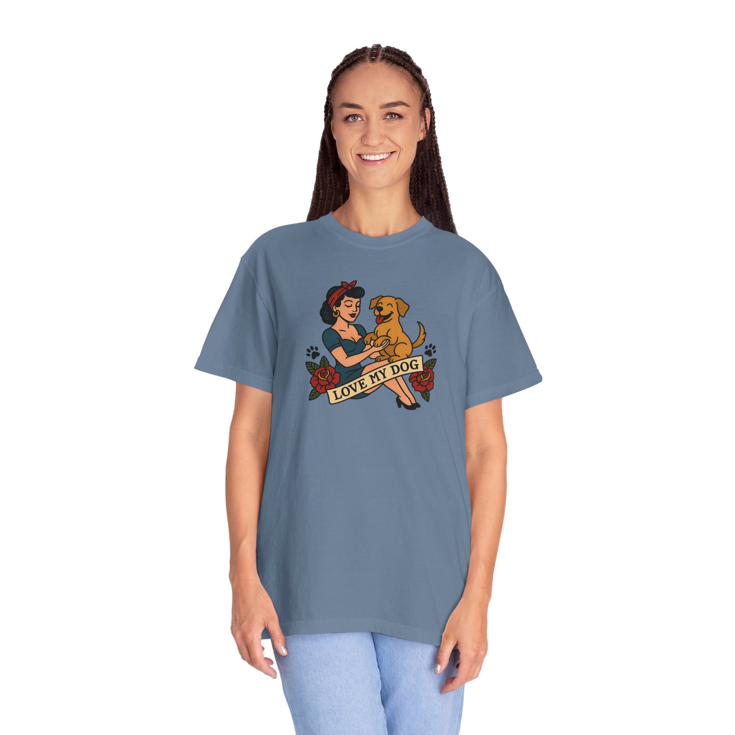 Love My Dog - T-Shirt, Perfect for Pet Owners, Gifts for Dog Lovers, Casual Wear, Love My Dog Shirt, Animal Lover Tee