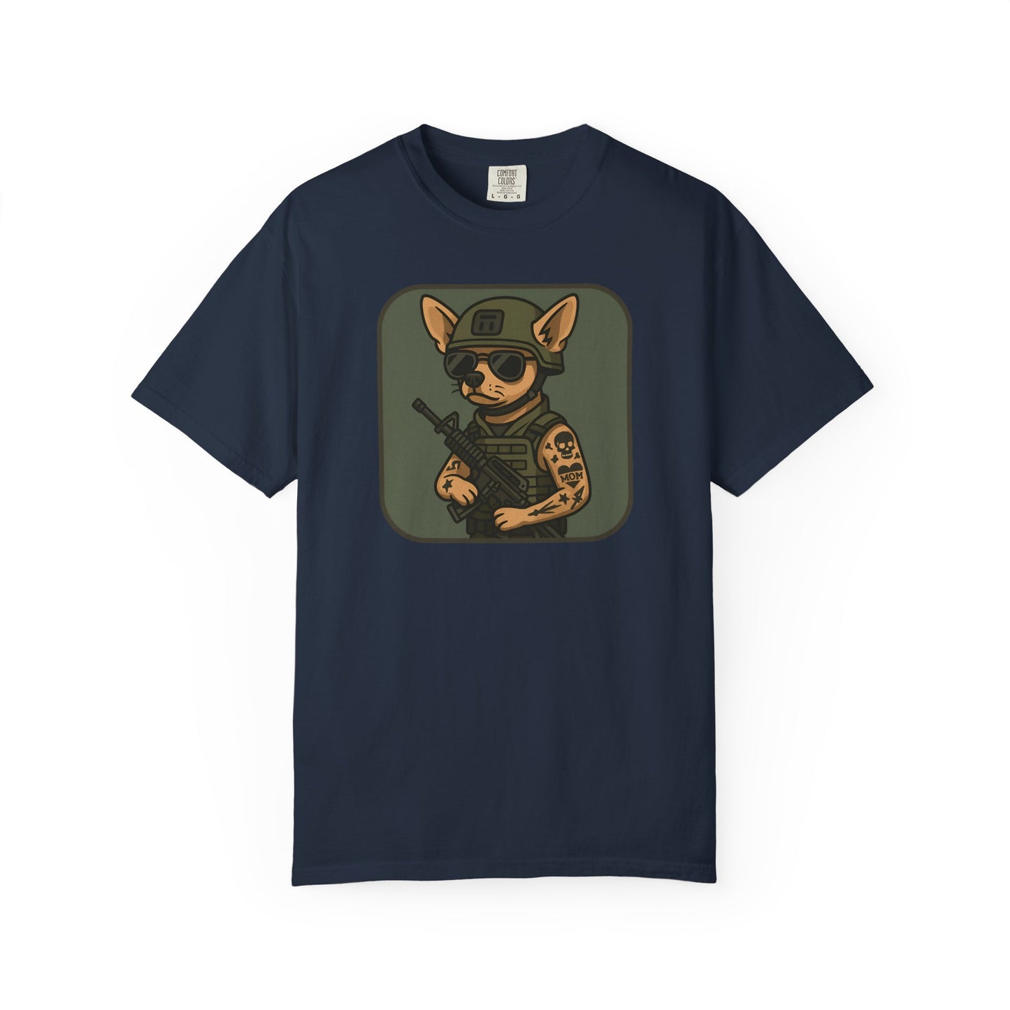 Funny Special Forces Chihuahua Unisex Garment-Dyed T-Shirt