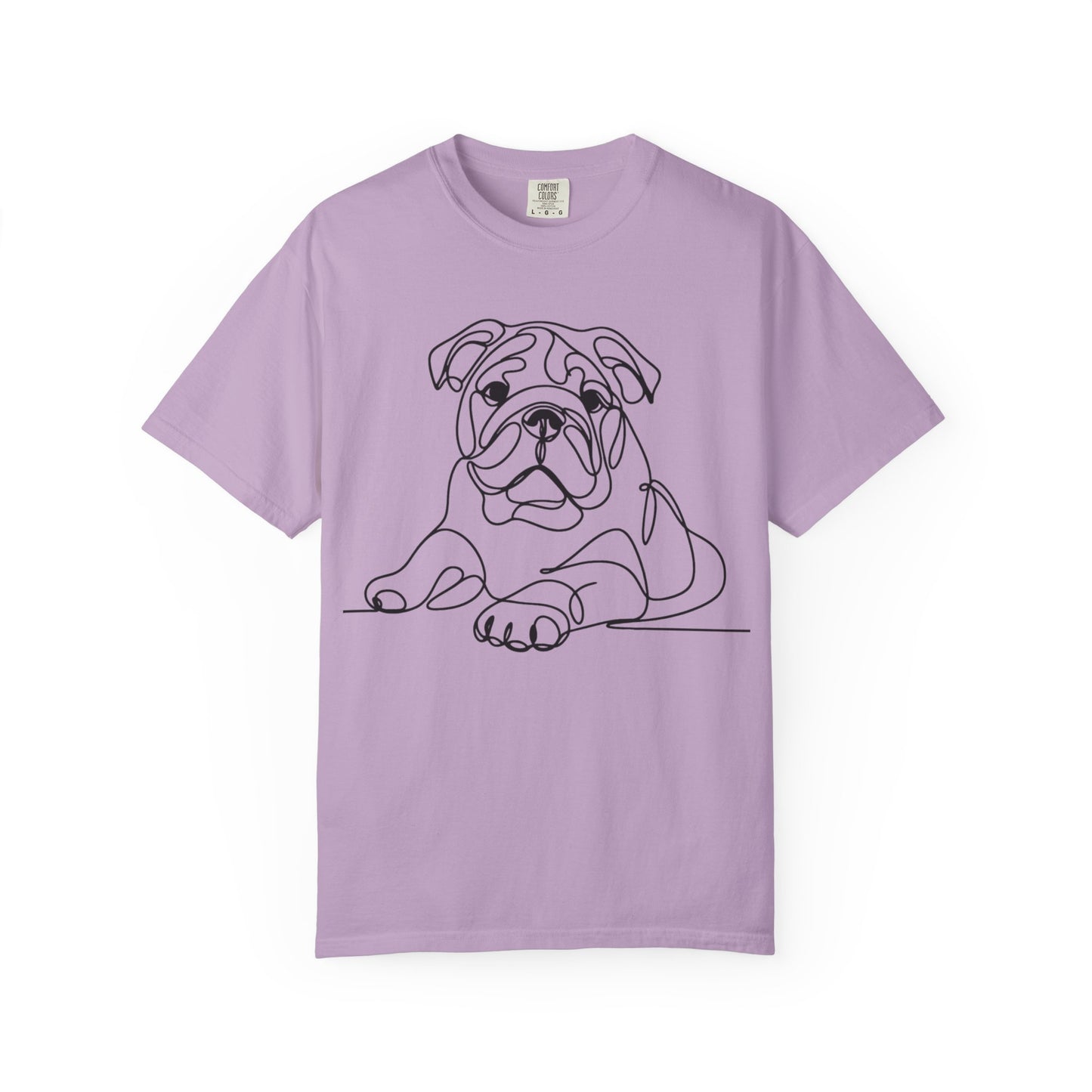 Bulldog Line Art Unisex T-Shirt - Perfect for Dog Lovers & Casual Days
