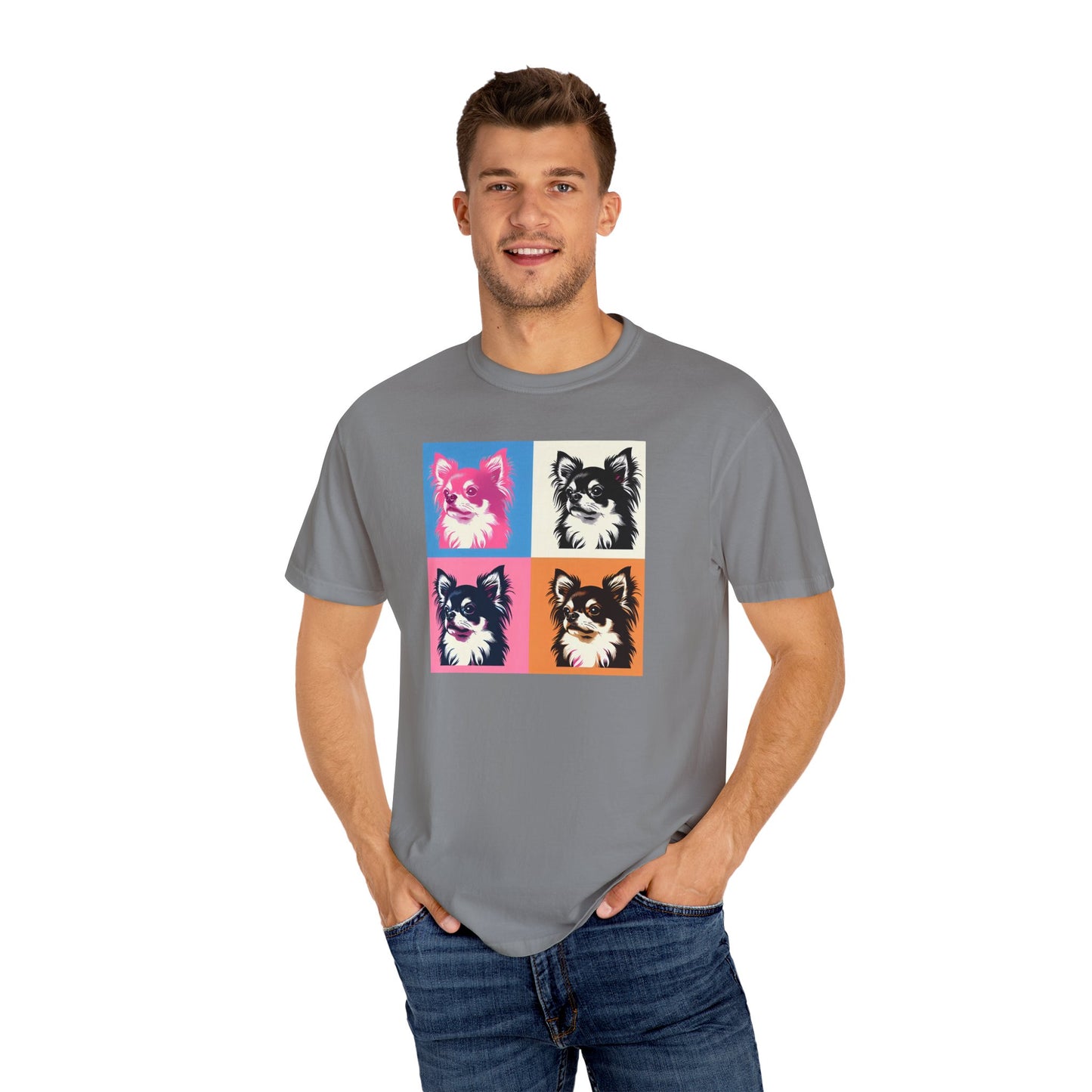 Colorful Chihuahua Unisex T-Shirt - Fun & Playful Pet Lover Gift