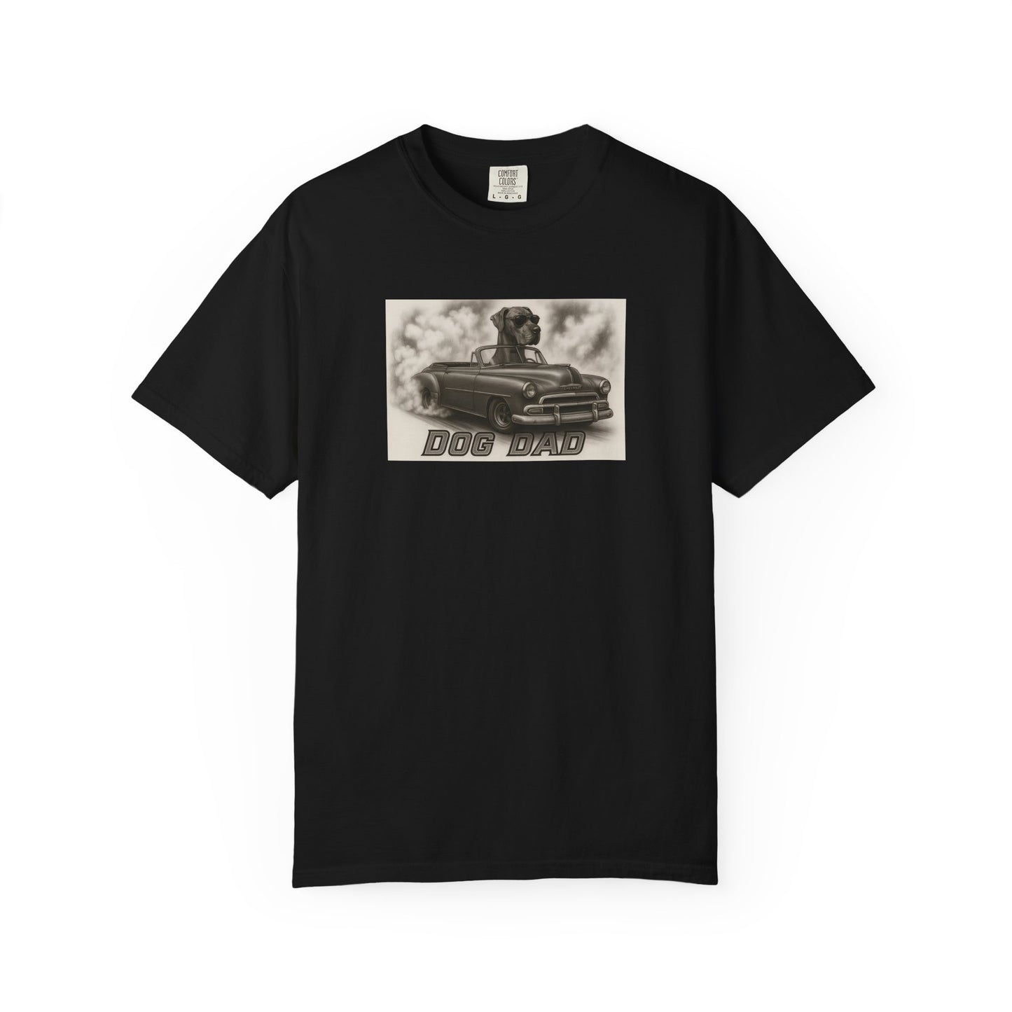 Dog Dad - Great Dane - Cool Dogs in Cool Cars T-Shirt Collection