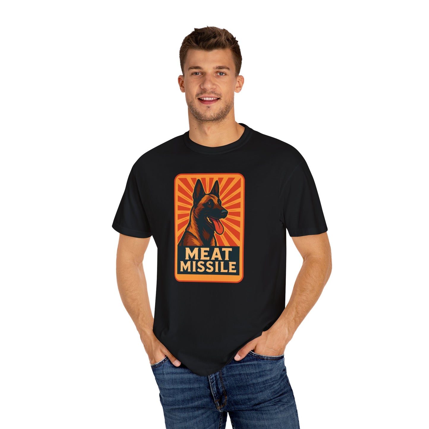 🚀 Belgian Malinois “Meat Missile” Tee