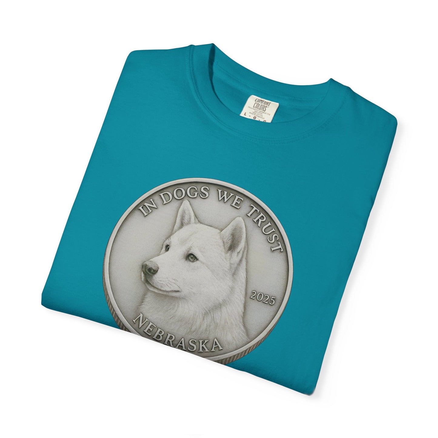 Nebraska State Coin T-Shirt Collection - Proud Dog Breed Illustrations