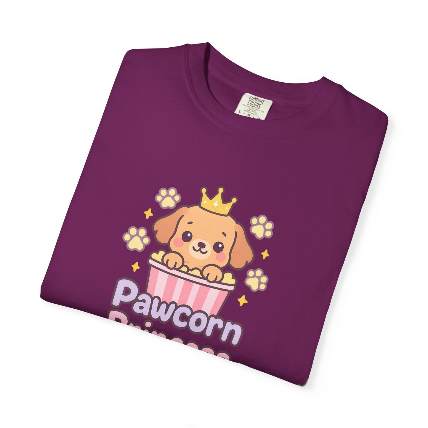 Pawprint Princess T-Shirt, Cute Dog Lover Tee, Funny Pet Shirt, Gift for Dog Moms, Animal Lover Clothing