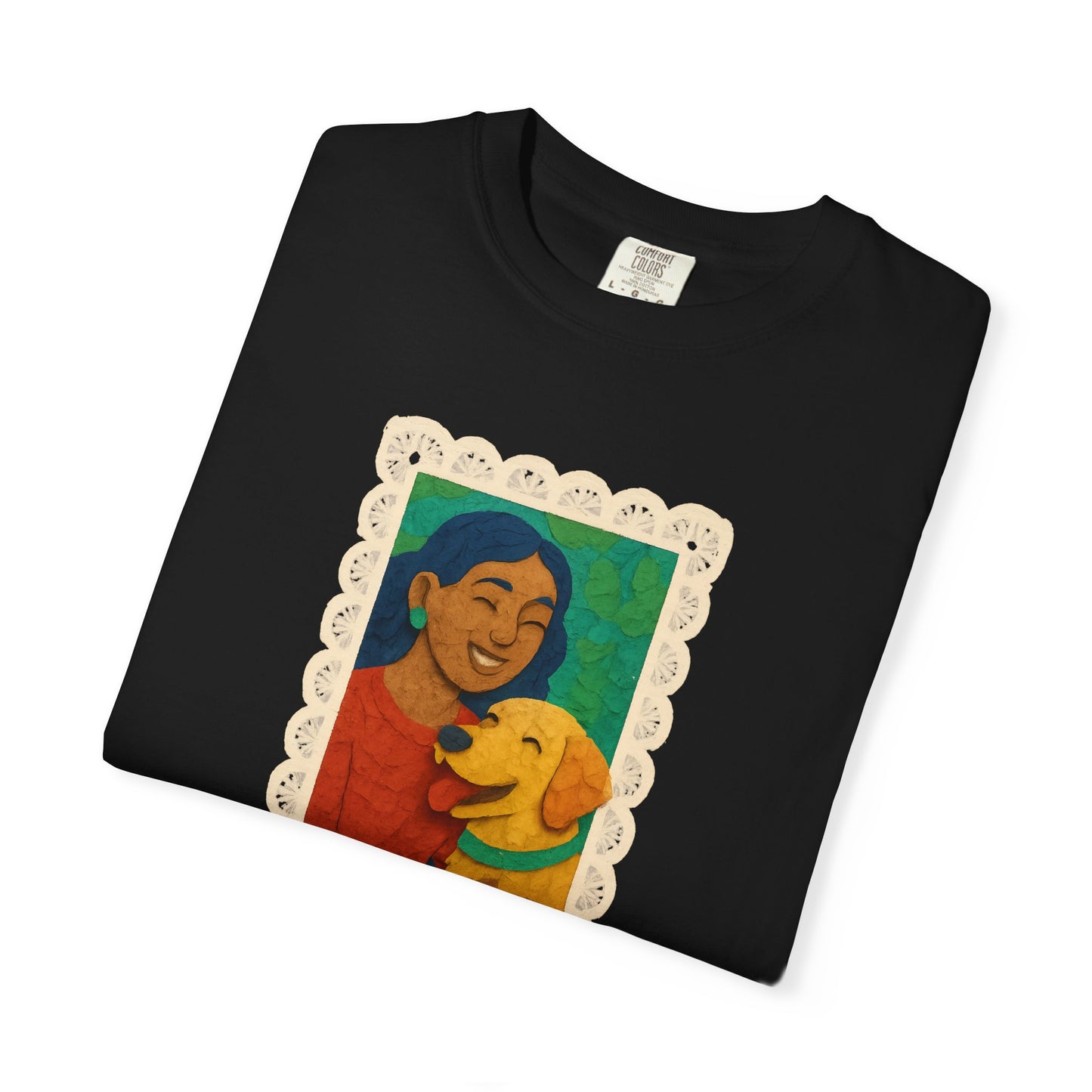Dog Mom T-shirt - Unisex Garment-Dyed Tee for Dog Lovers