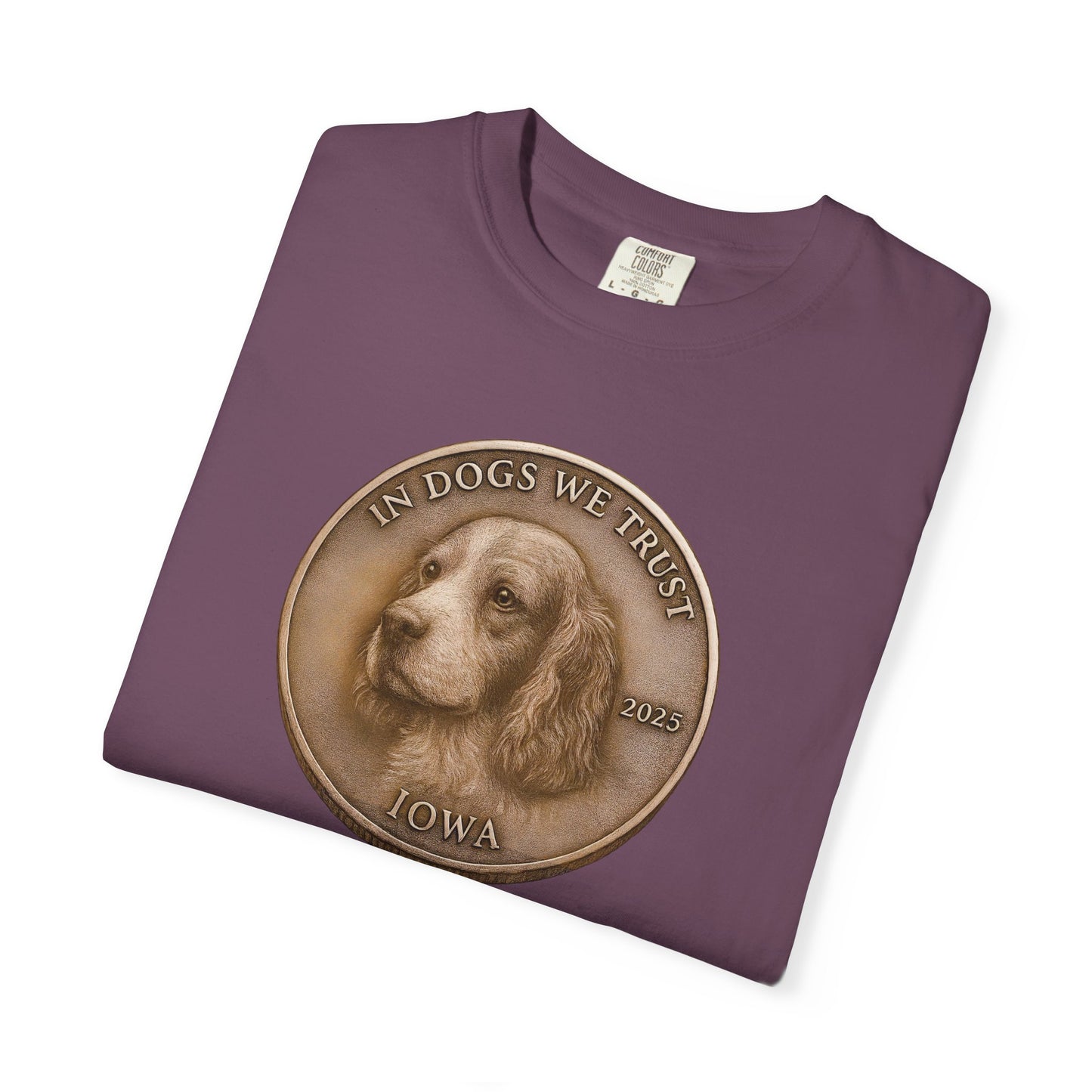 Iowa State Coin T-Shirt Collection - Proud Dog Breed Illustrations