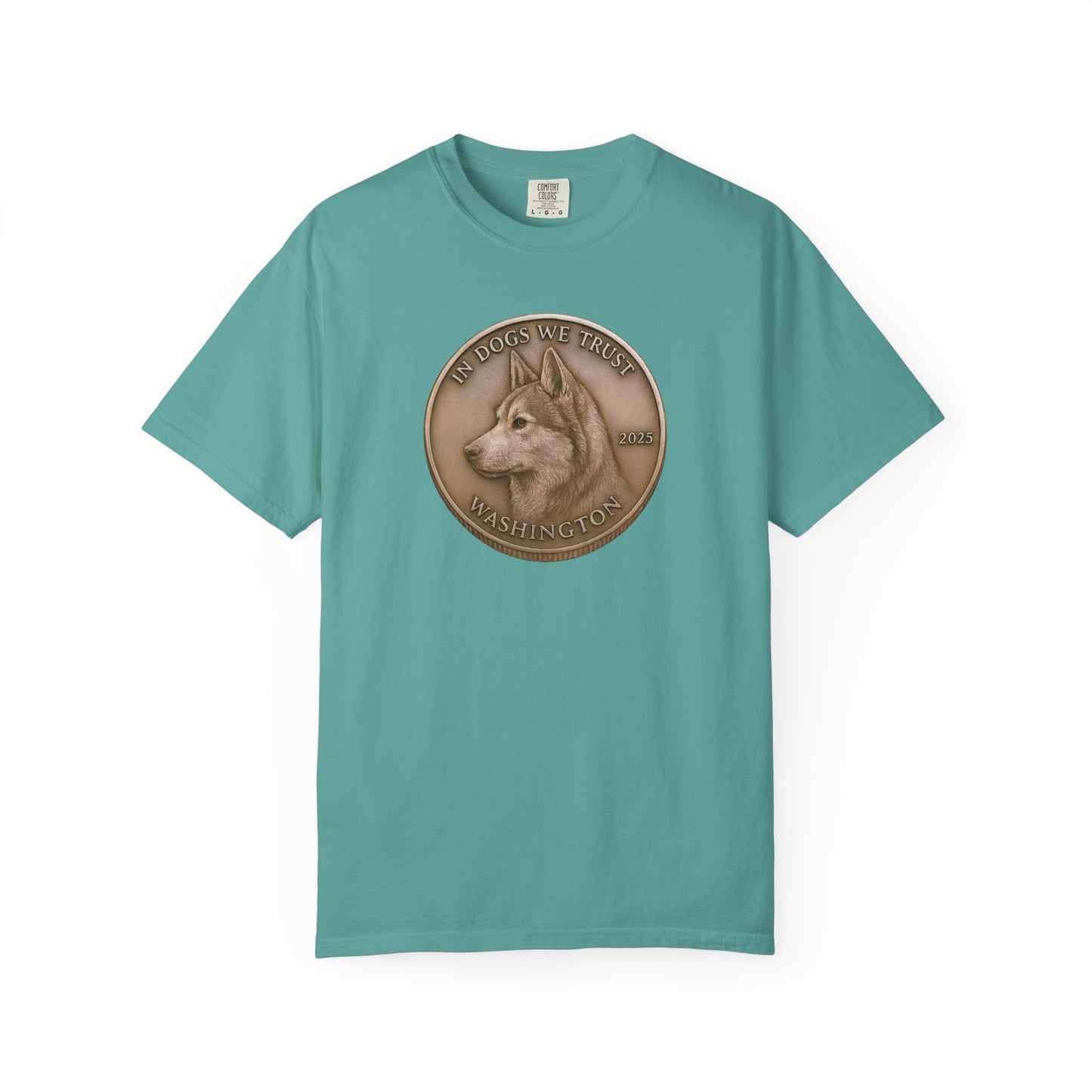 Washington State Coin T-Shirt Collection - Proud Dog Breed Illustrations