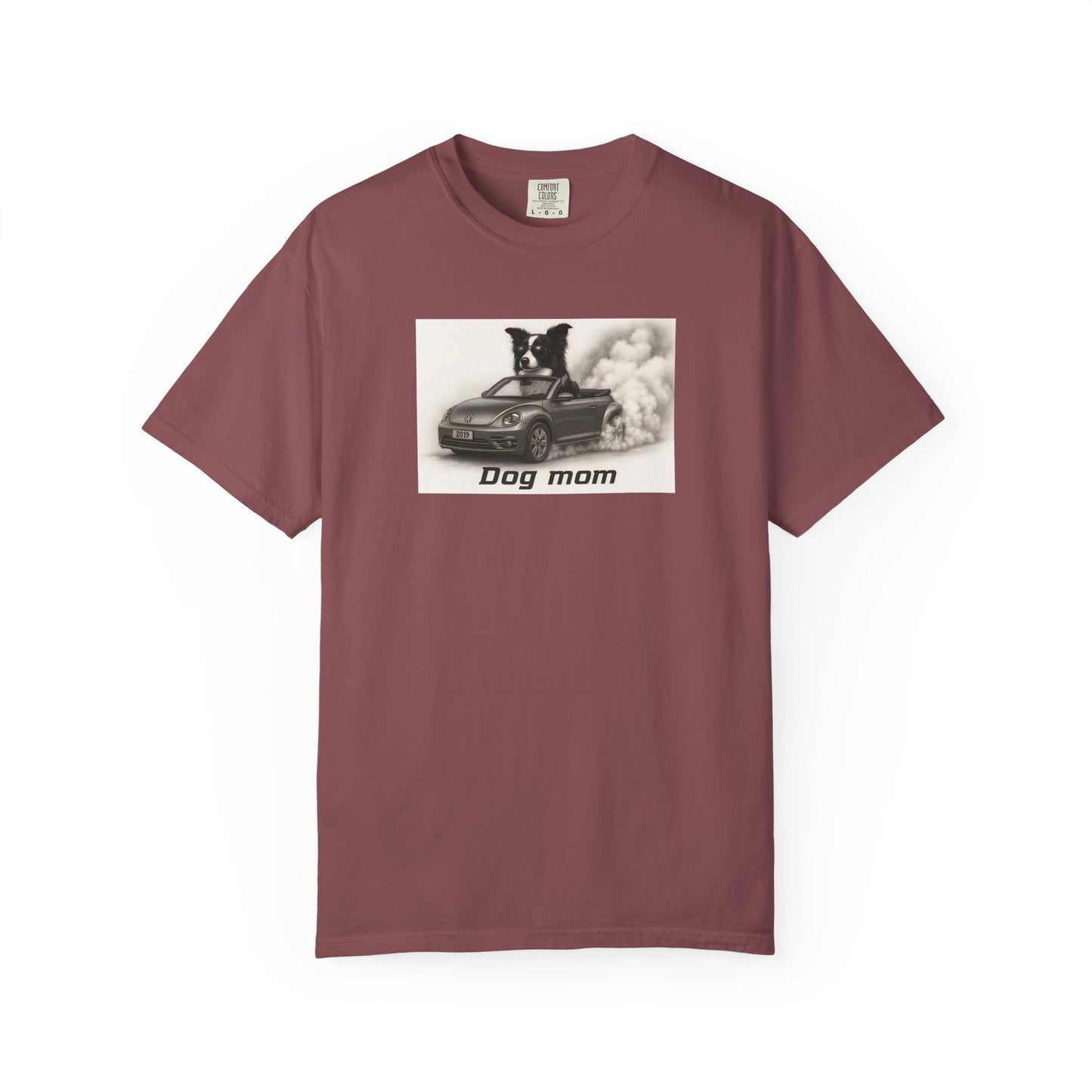 Dog Mom - Border Collie - “Cool Dogs in Cool Cars” T-Shirt Collection