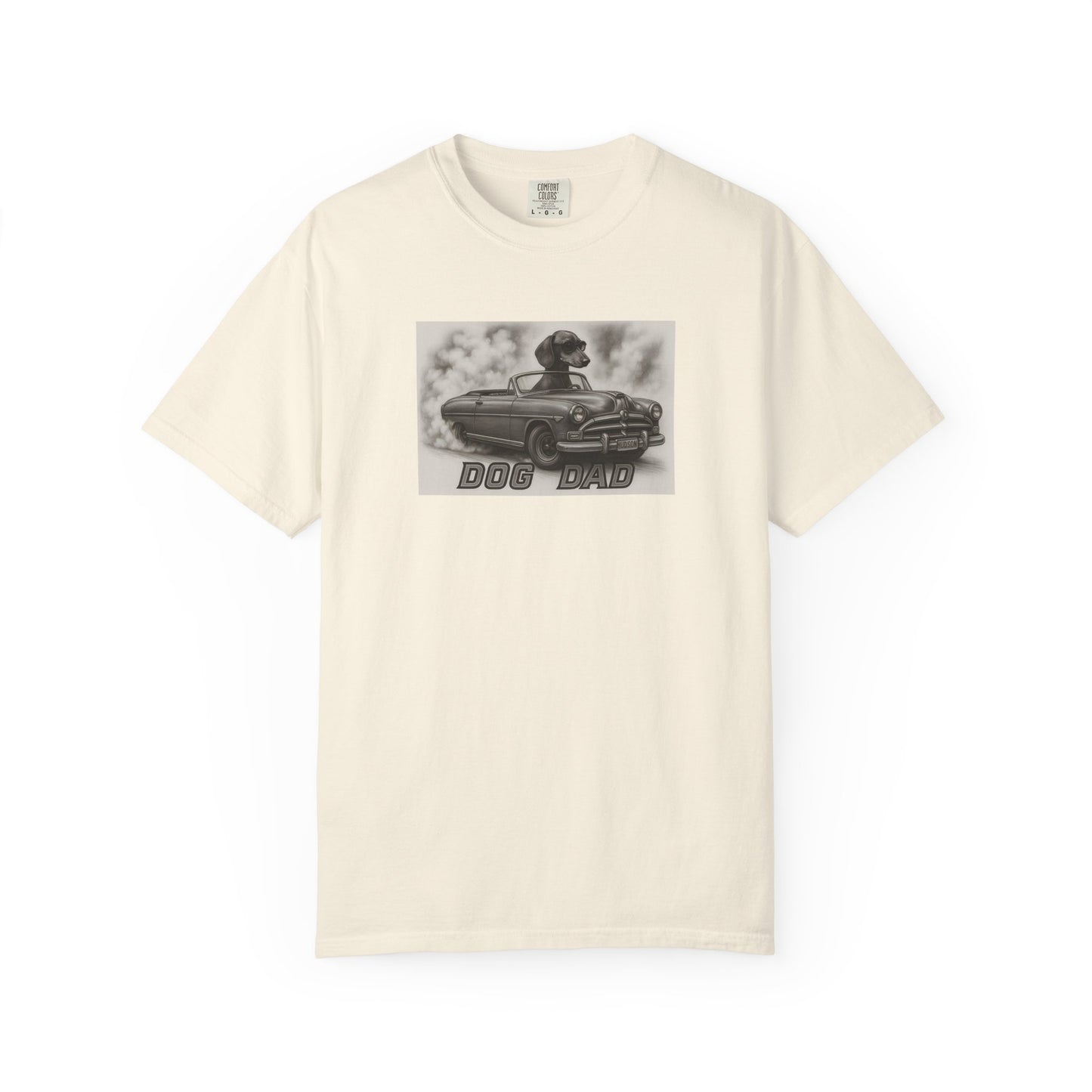 Dog Dad - Dachshund - Cool Dogs in Cool Cars T-Shirt Collection