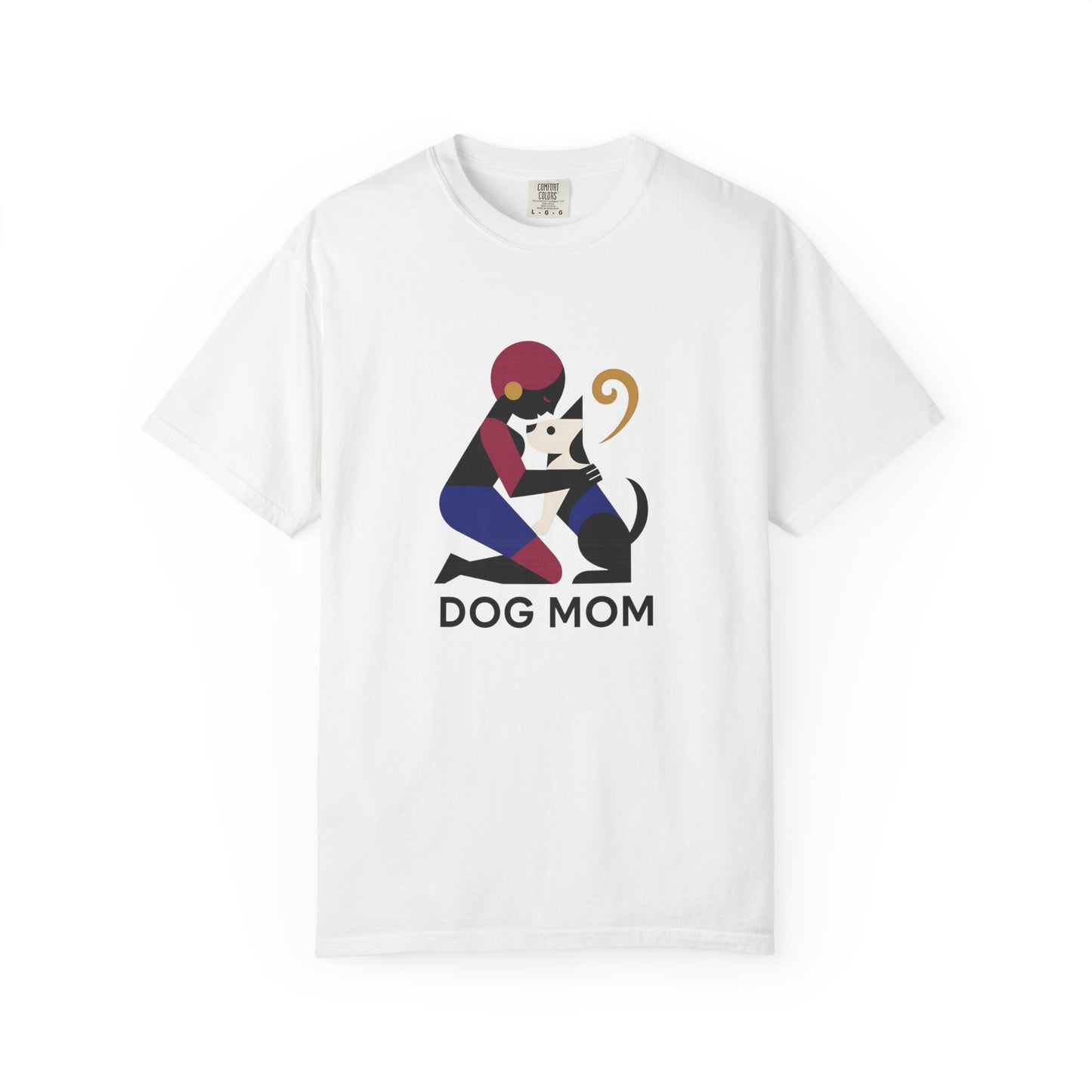Dog Mom Unisex Garment-Dyed T-Shirt – Perfect Gift for Pet Lovers