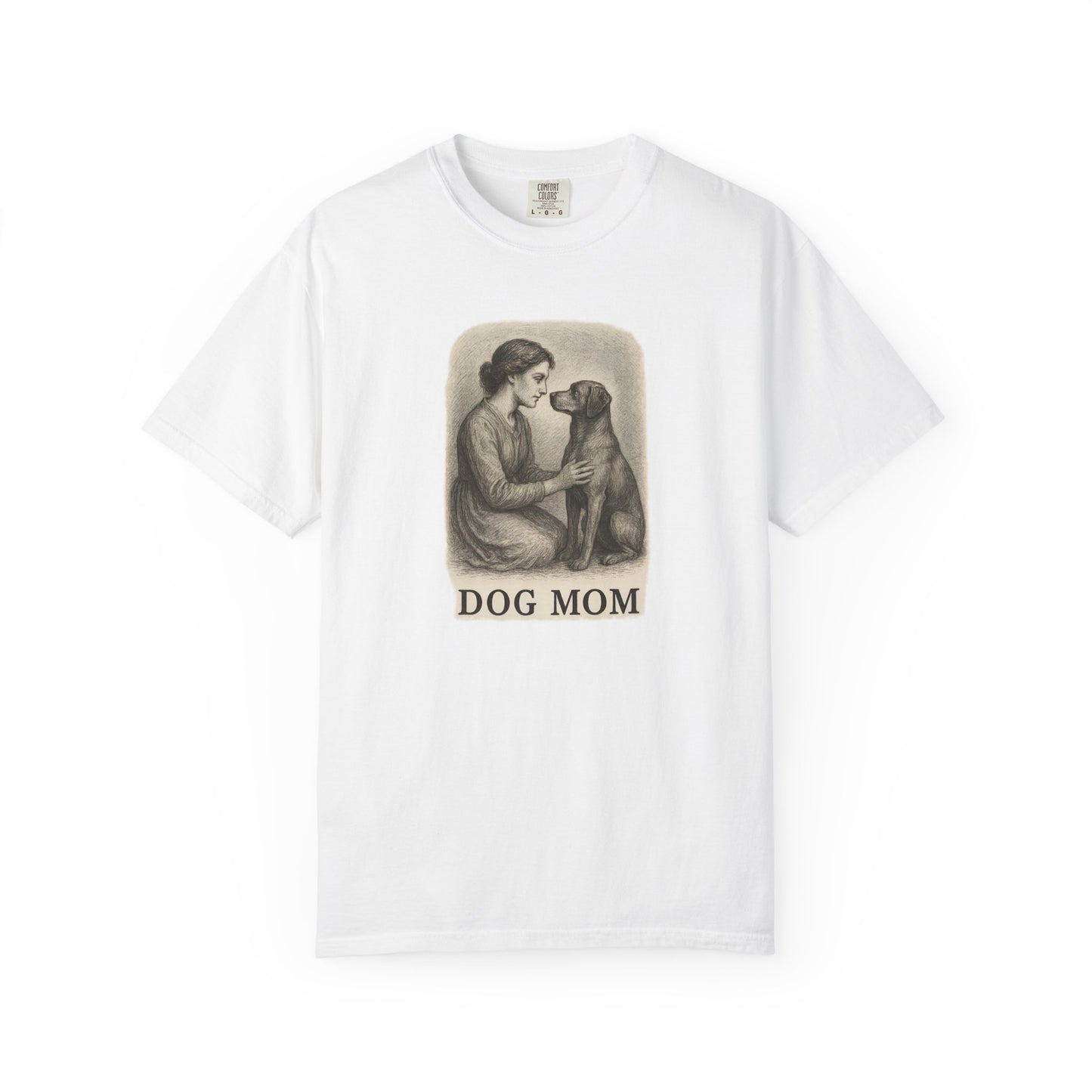 Dog Mom Unisex T-Shirt, Cozy Gift for Pet Lovers, Vintage Style Tee, Cute Dog Owner Shirt, Ideal for Birthdays and Holidays