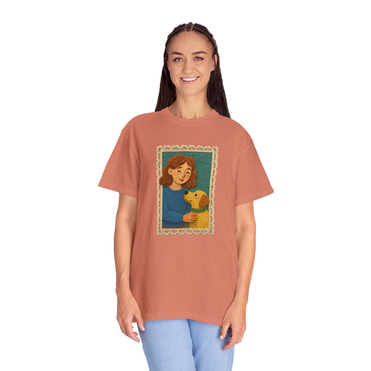 Dog Mom T-shirt - Unisex Garment-Dyed Tee for Pet Lovers