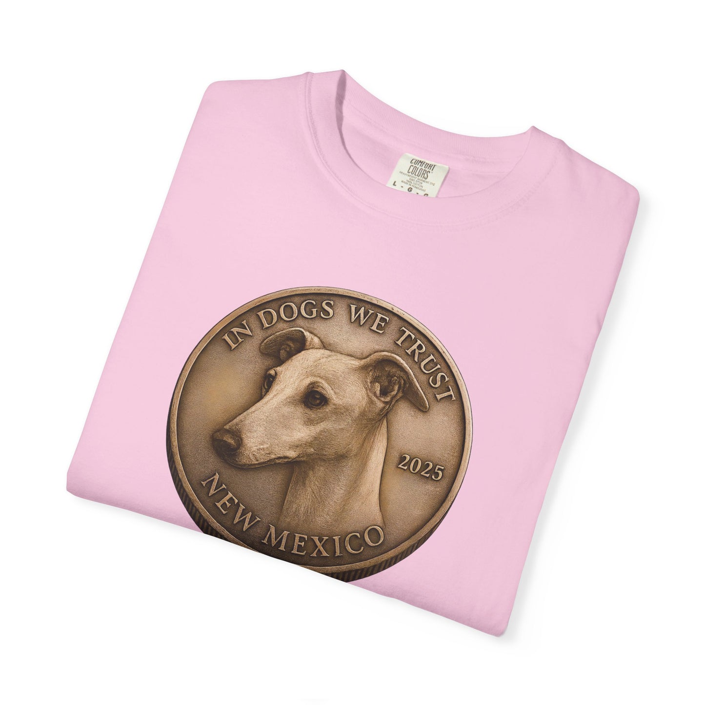 New Mexico State Coin T-Shirt Collection - Proud Dog Breed Illustrations