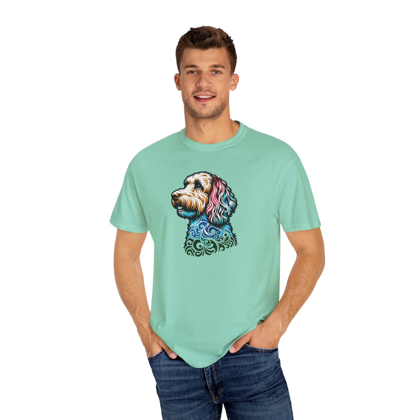 Labradoodle Love Tee – Color Splash Edition