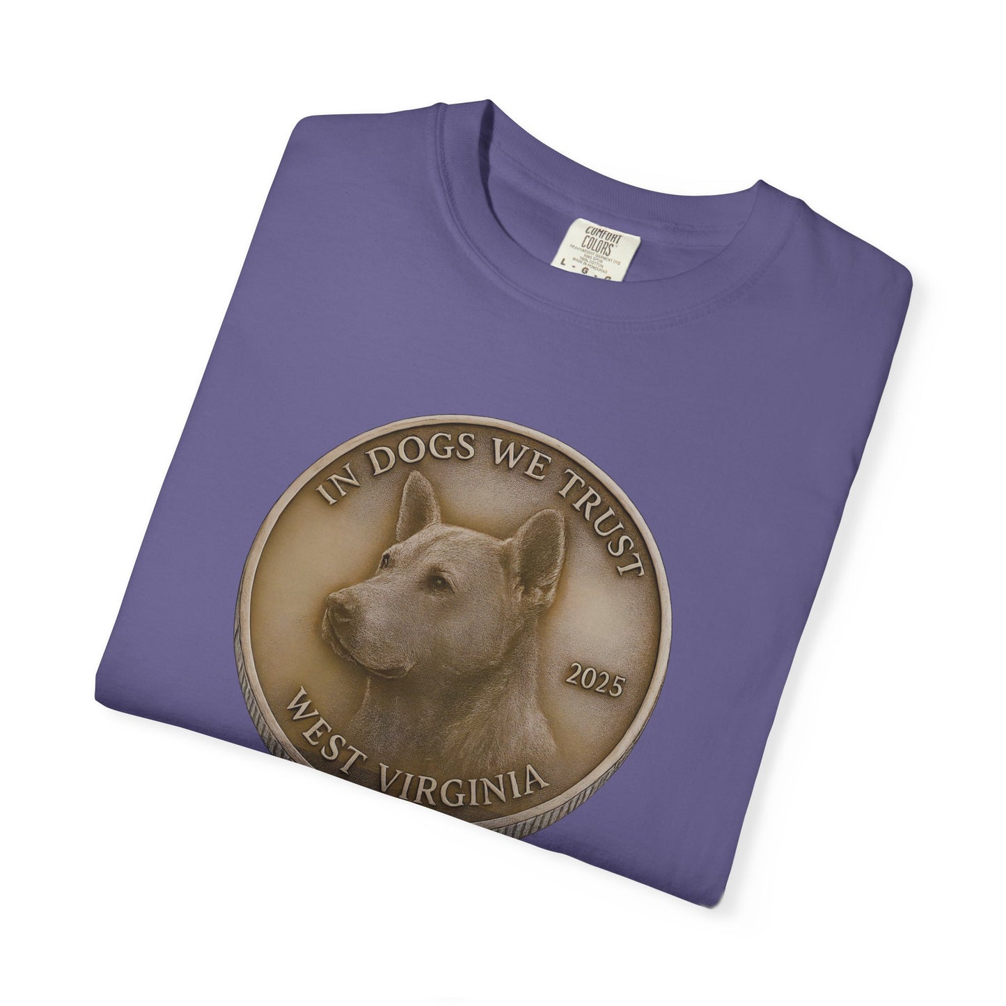 West Virginia State Coin T-Shirt Collection - Proud Dog Breed Illustrations