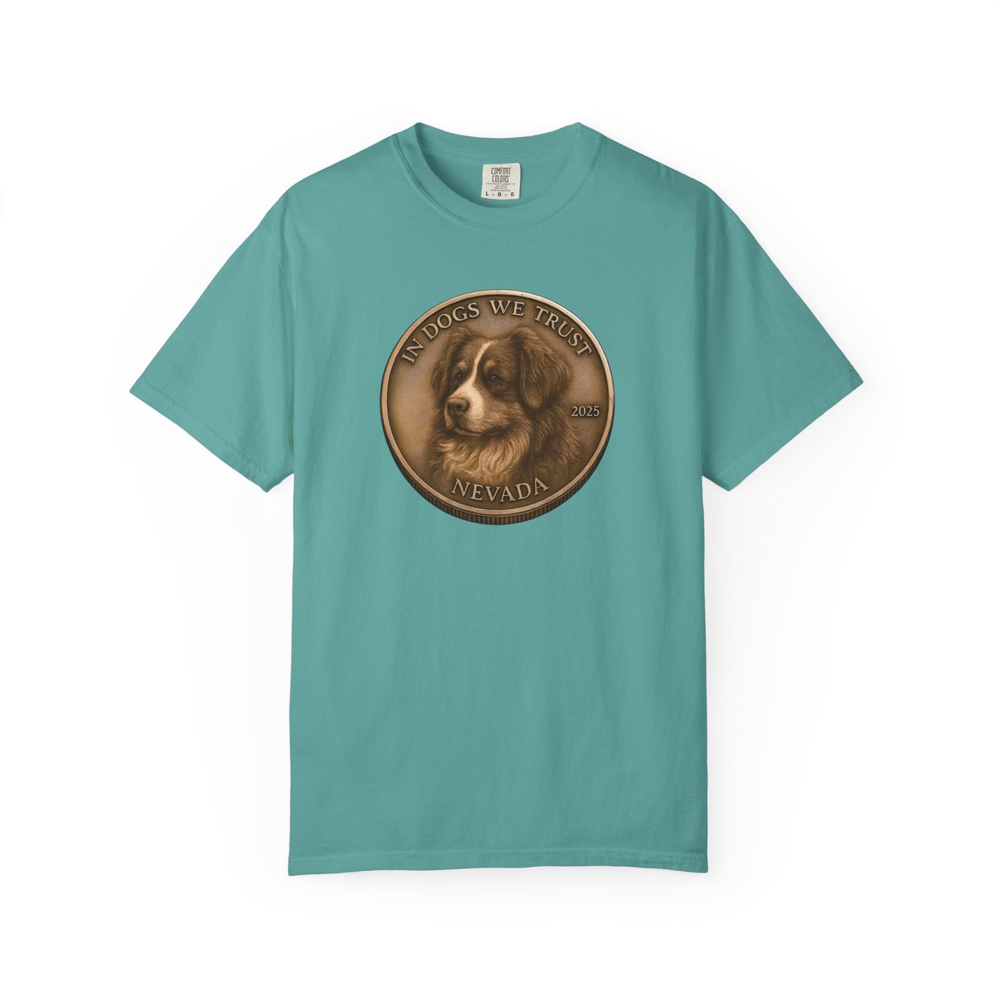 Nevada State Coin T-Shirt Collection - Proud Dog Breed Illustrations